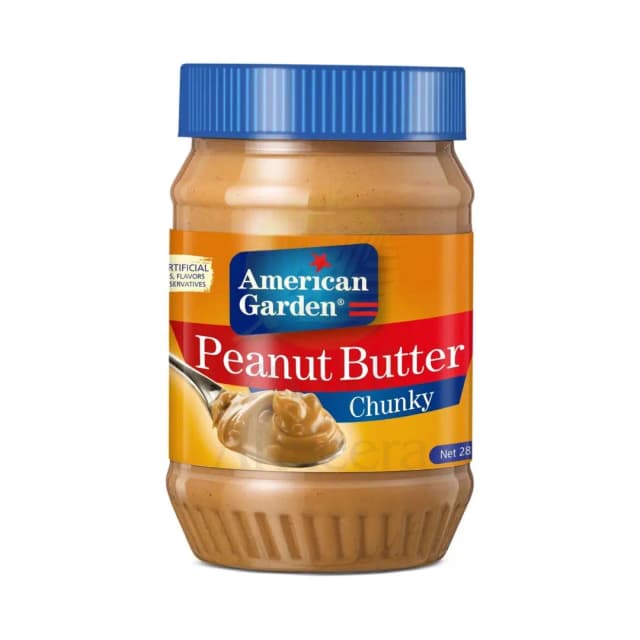 American Garden Chunky Peanut Butter Vegan Gluten Free 794g