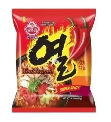 Ottogi Noodles Instant Korean Extra Spicy Yeul Ramen 120 g