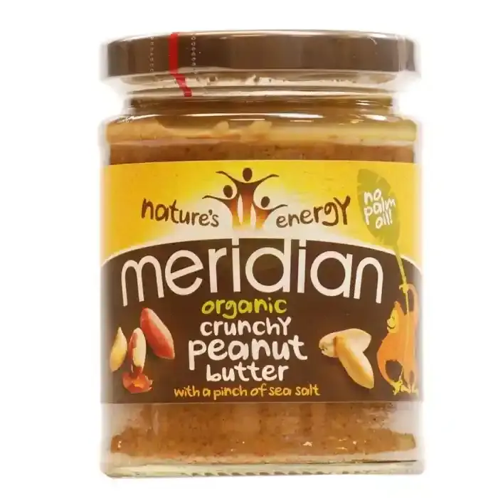 Meridian Organic Peanut Butter Crunchy With Salt 280G