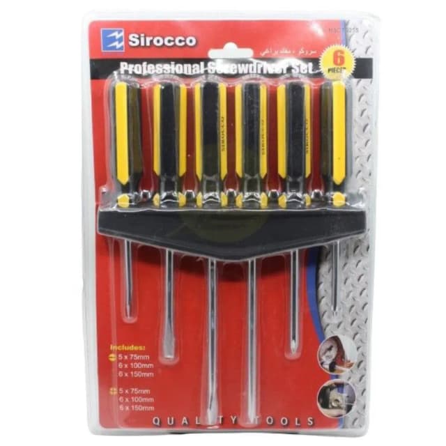 Sirocco Professional Screwdriver Set 6 pcs
