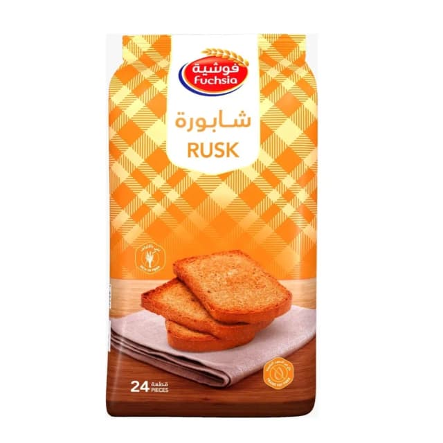 Fuchsia Plain Rusk 375g