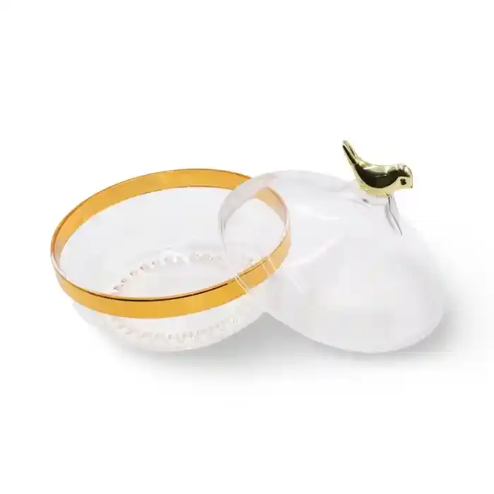 Al Rahal Acrylic Bowl Small Gold 6554
