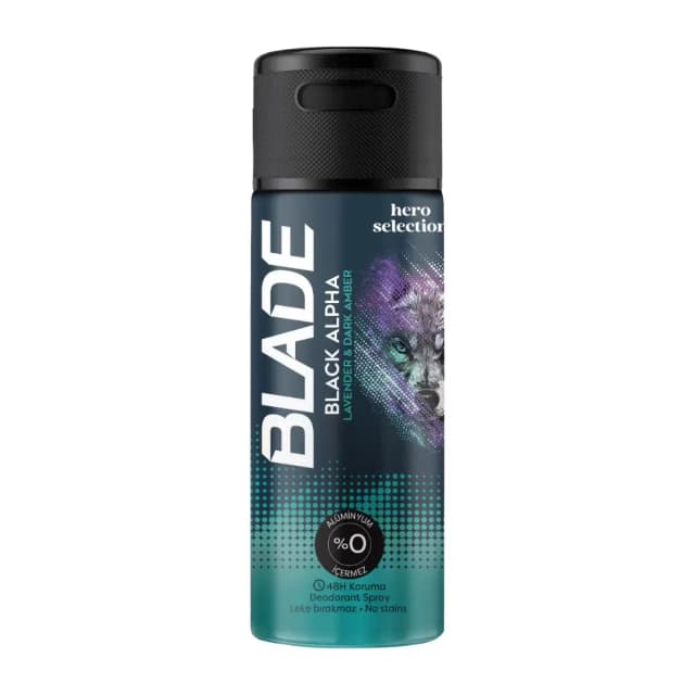 Blade Men Deo Spray Black Alpha 150Ml
