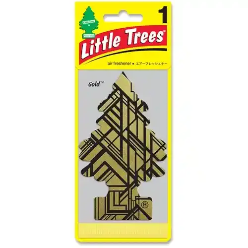 Little Trees Car Air Freshener - Gold
