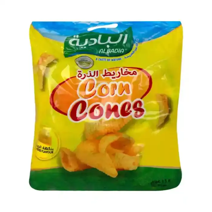 ALBADIA CORN CONES CHEESE 20X16G
