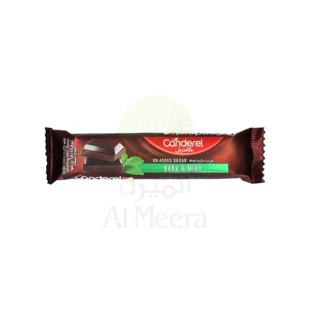 Canderel 0% Added Sugar Dark Chocolate & Sea Salt Bar 27g