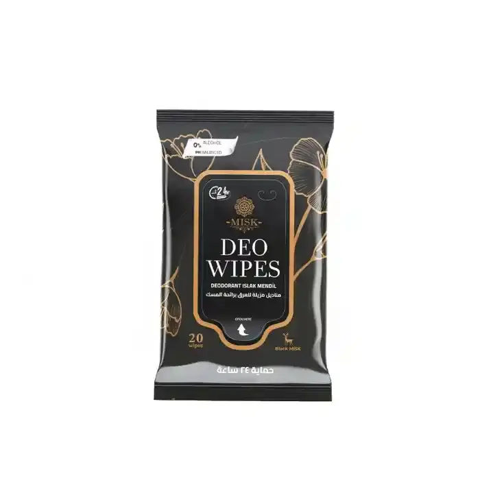 Misk Deodorant Wipes 20S