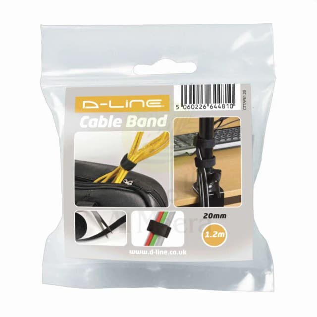 D-Line Cable Tape Hook & Loop 1.2 m Model DL0001