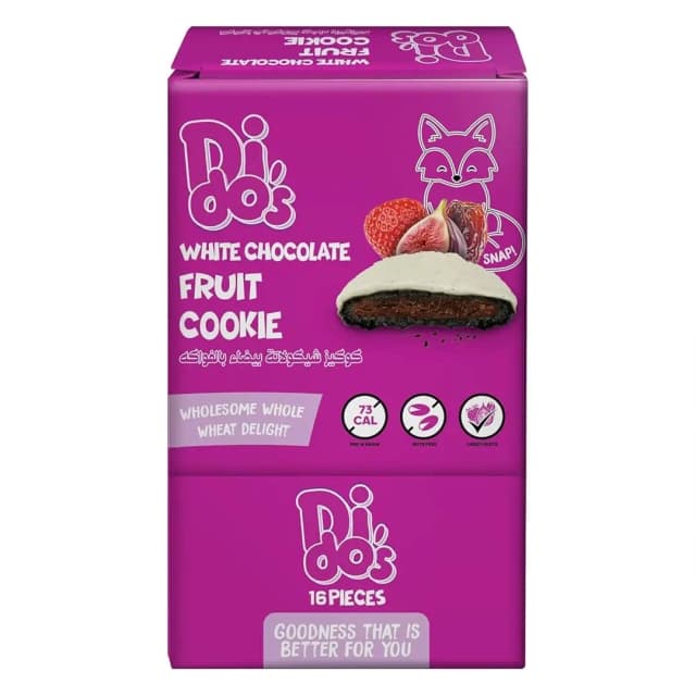 Dido's Fruit Cookie White Chocolate 16g