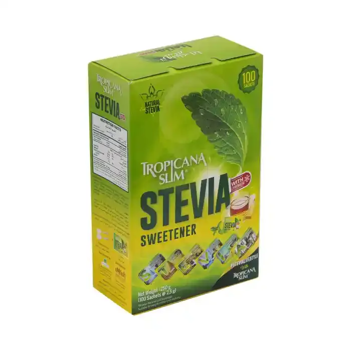 Tropicana Slim Stevia with Chromium's 2.5gx100 Sachets