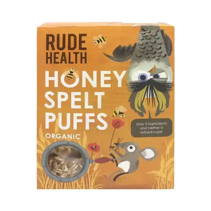 Rude Health Honey Spelt Puffs Org 175G