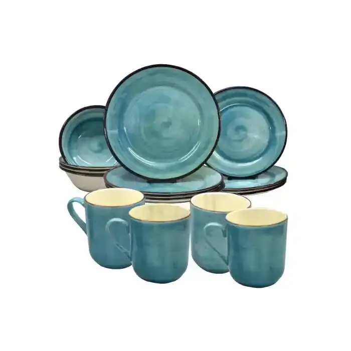 Claytan Majolica Blue Dinner Set 16Pcs Cla.Mbl140829