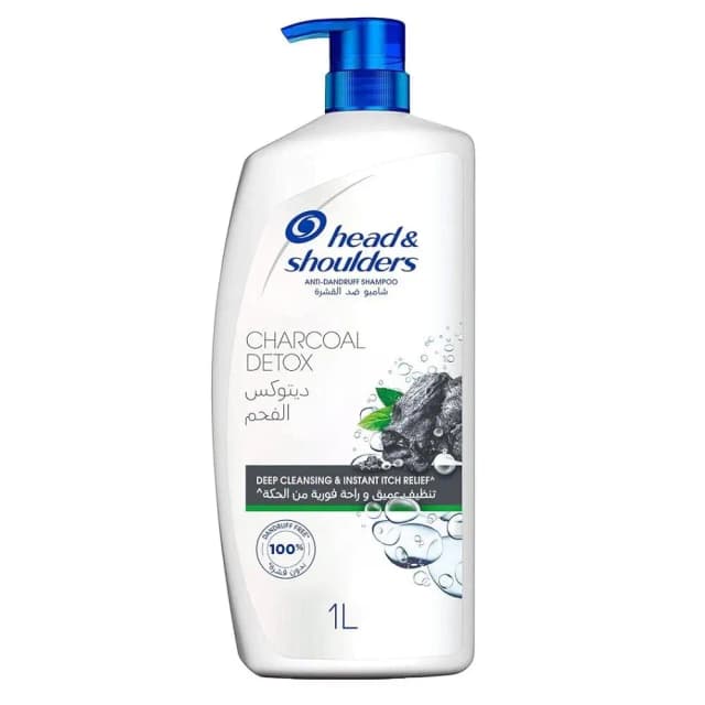 H&S SHAMPOO CHARCOAL DETOX 1000ML
