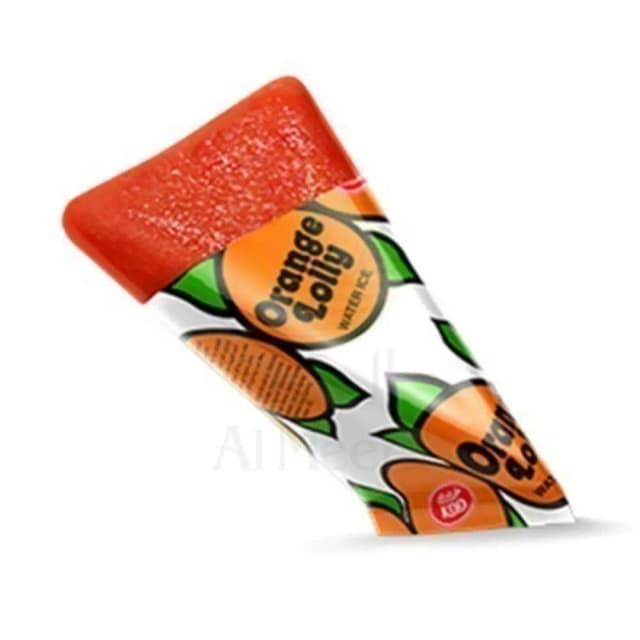 KDD Orange Lolly Water Ice 62.5ml