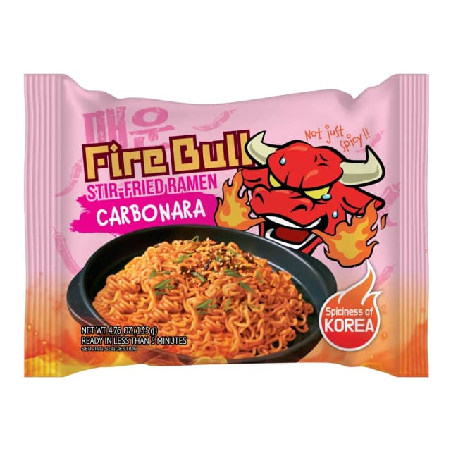 Fire Bull Noodles Carbo 135g