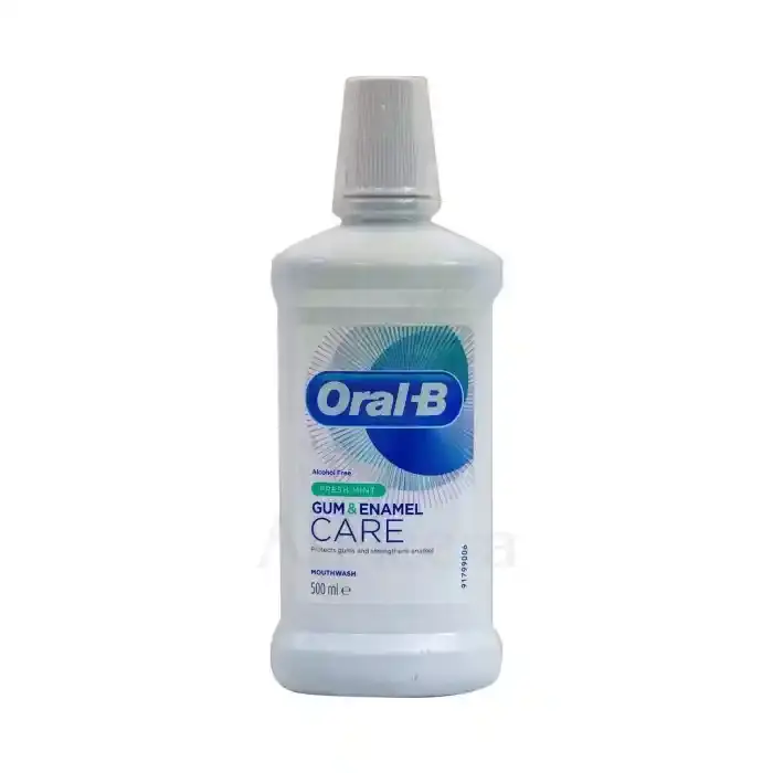 Oral-B Mouthwash Fresh Mint Gum & Enamel Care 500 ml