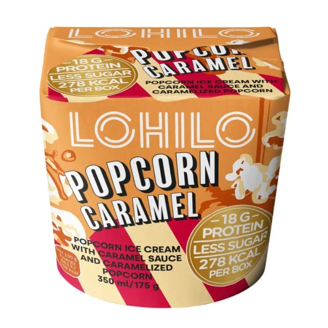 Lohilo Ice Cream Popcorn Caramel 350ml