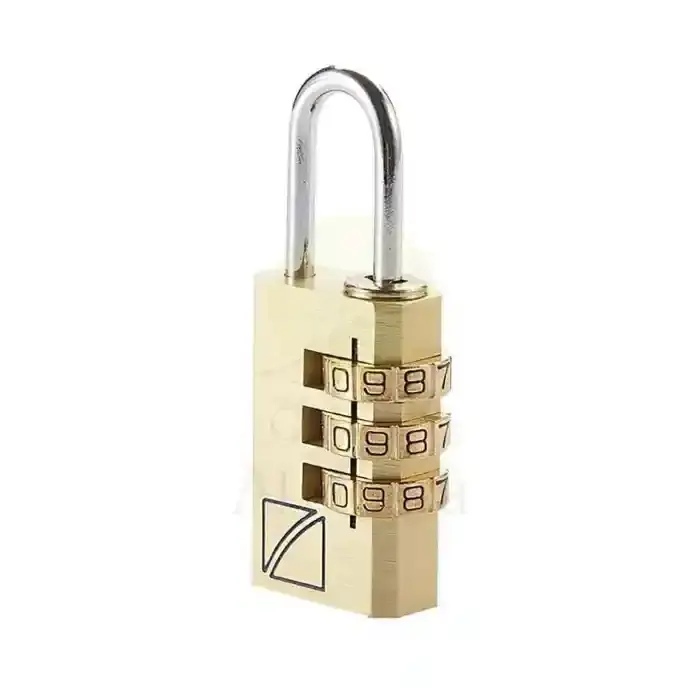 TRAVEL BLUE DIAL COMBINATION LOCK X3