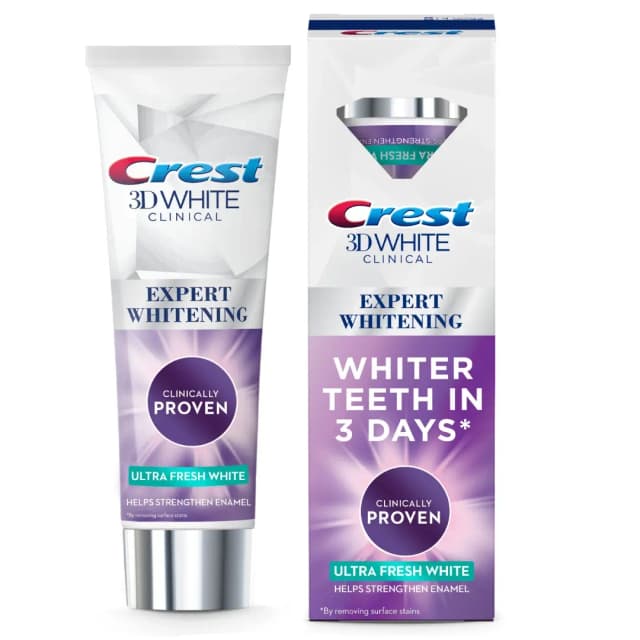 Crest 3D White Clinic Ultra Fresh Toothpaste 75ml