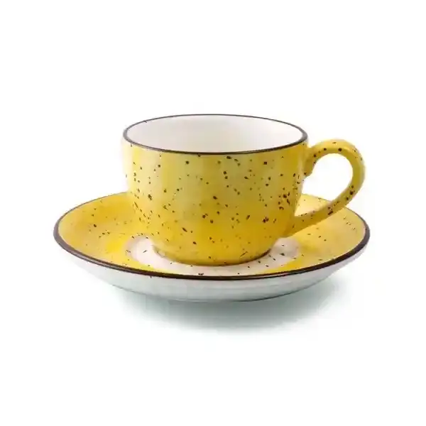 Porceletta Hp Decore Cup 6X4.5+Saucer 12Cm 08-1396Dy