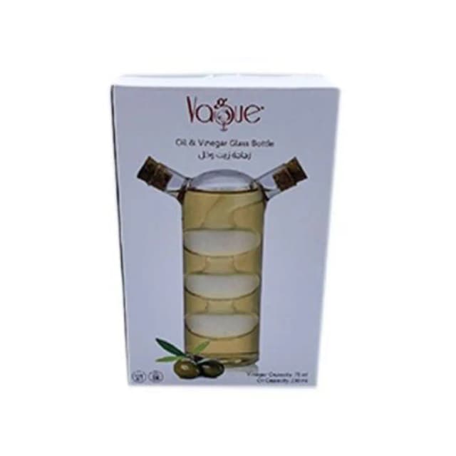 Vague Glass Oil & Vinegar Bottle 04-425