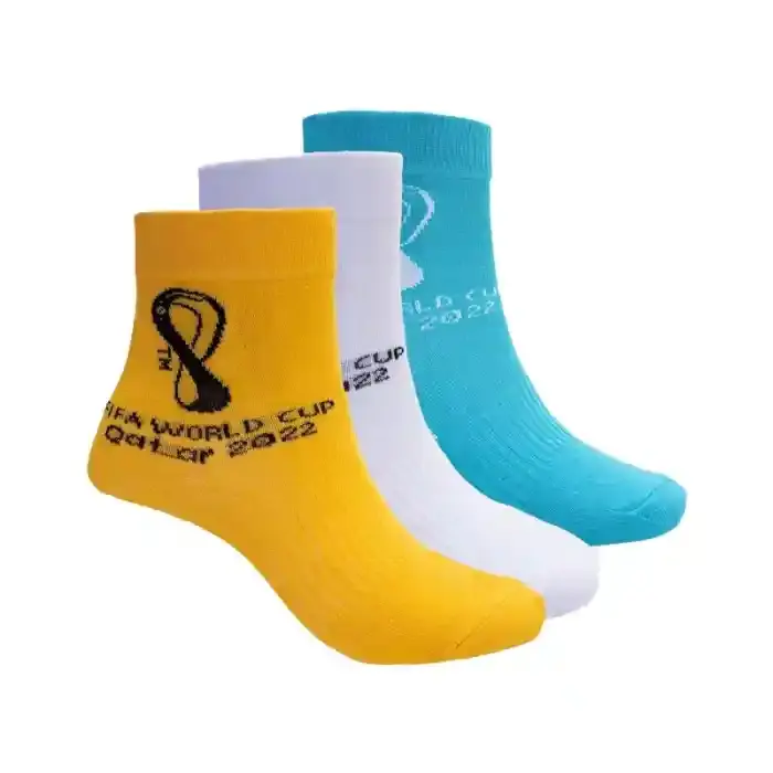 FIFA world cup UNISEX CREW SOCKS PK3 L 43-45 0239