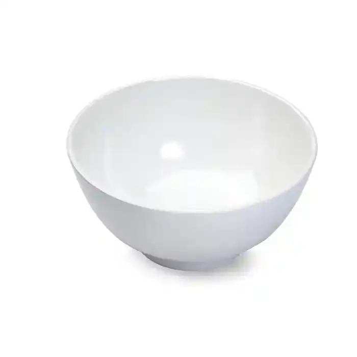 MELAMINE BOWL 17.5CM white TWILL ML-5607W