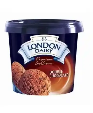 London Dairy Premium Double Chocolate Ice Cream 1L