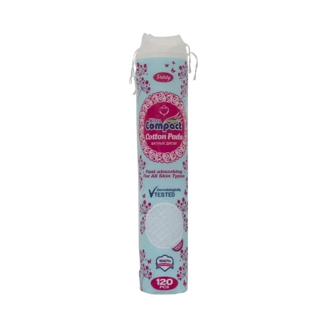 Ultra Compact Cotton Pads 120 Pieces