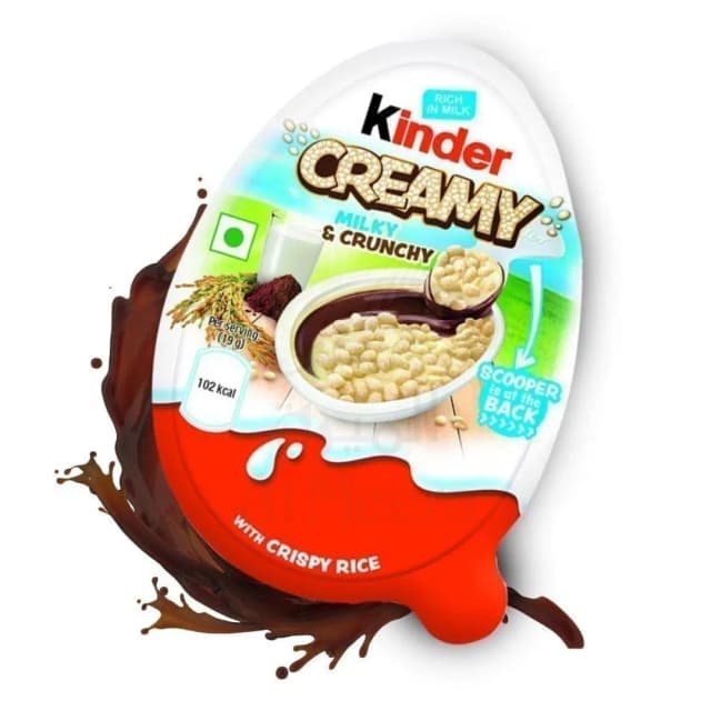 KINDER CREAMY CHOCOLATE 19G