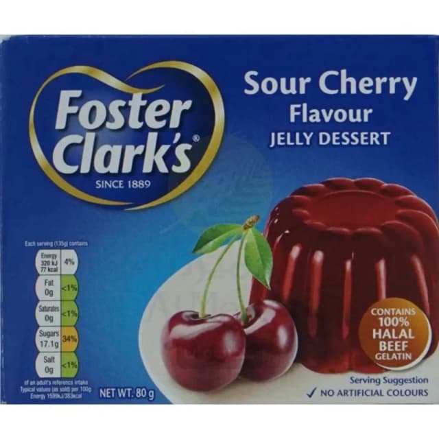 Foster Clark's Jelly Dessert Sour Cherry 80 g