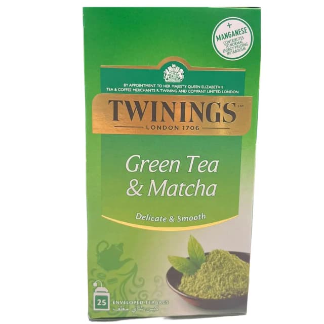Twinings Tea Green Tea & Matcha 25 Tea Bags 50g