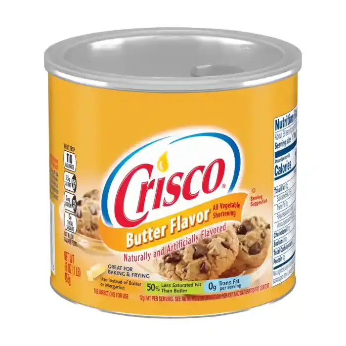 Crisco All-Vegetable Butter Flavor Vegetable Shortening, 48oz