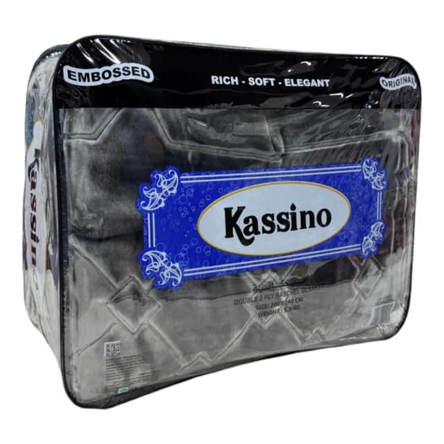 Kassino Raschel Blanket Double 200 x 240 cm