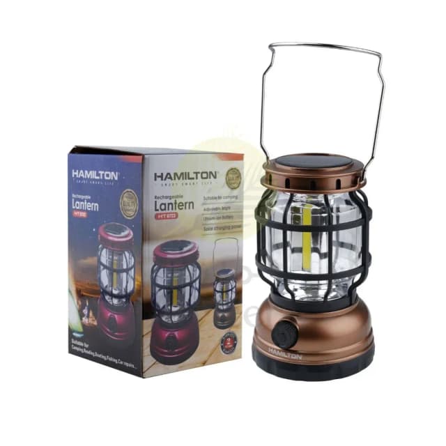 Hamilton Rechargeable Solar Lantern Model HT8723
