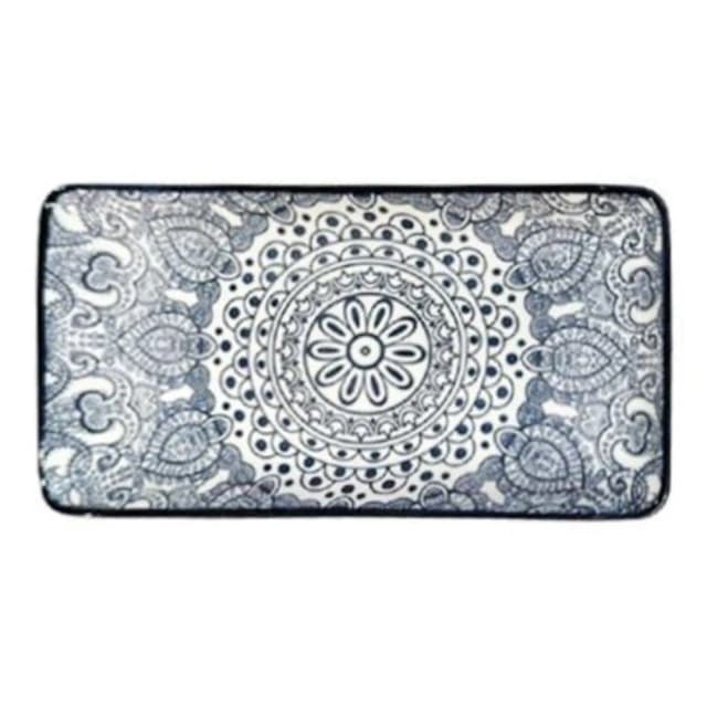 Che Brucia Plate Arabesque Rectangular 017
