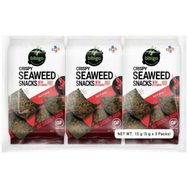 CJ CRISPY SEAWEED SNACK CHILI 15G