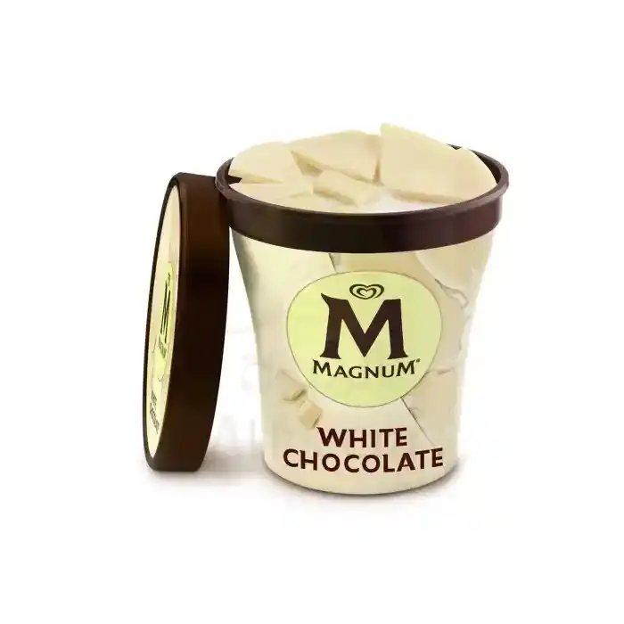 MAGNUM PINT WHITE CHOCOLATE 440ML
