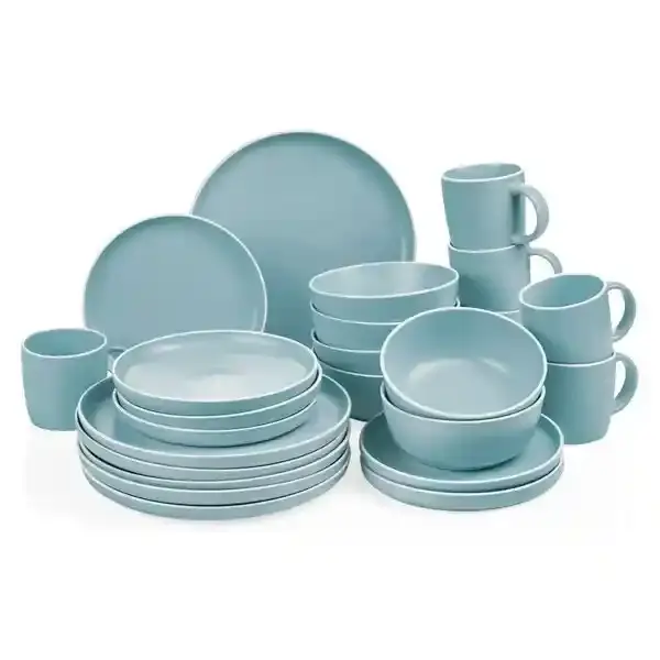 Decopor Dinnerware Set 24Pcs Blue/371