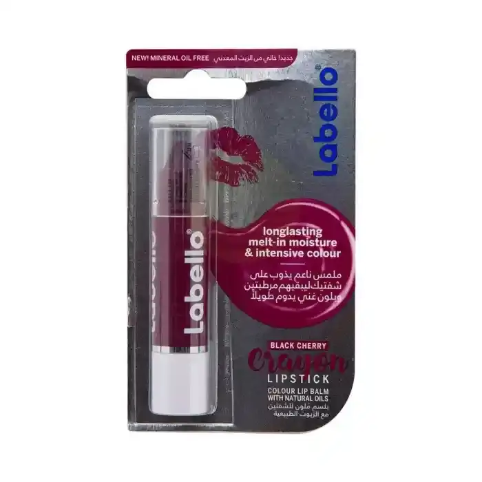 Labello Crayon Lipstick Colour Lip Balm Black Cherry 3g