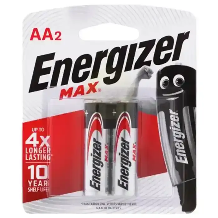Energizer AA Alkaline Battery 2 Pcs
