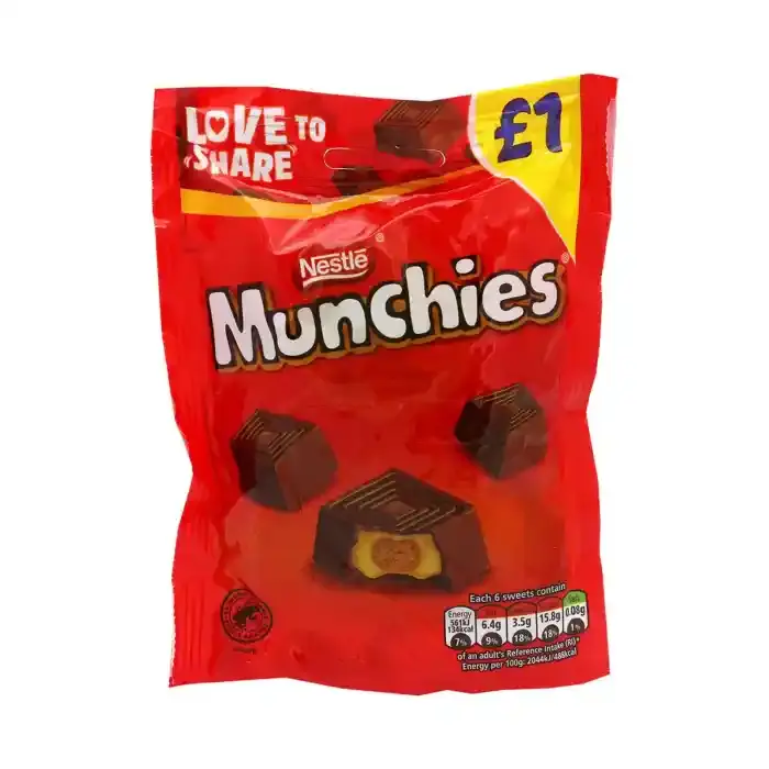 Nestlé Munchies Milk Chocolate & Caramel Bag 81 g