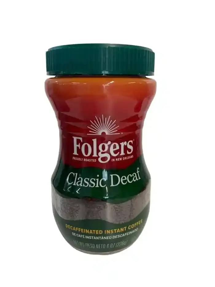 Folgers Classic Decaf Instant Coffee 226g