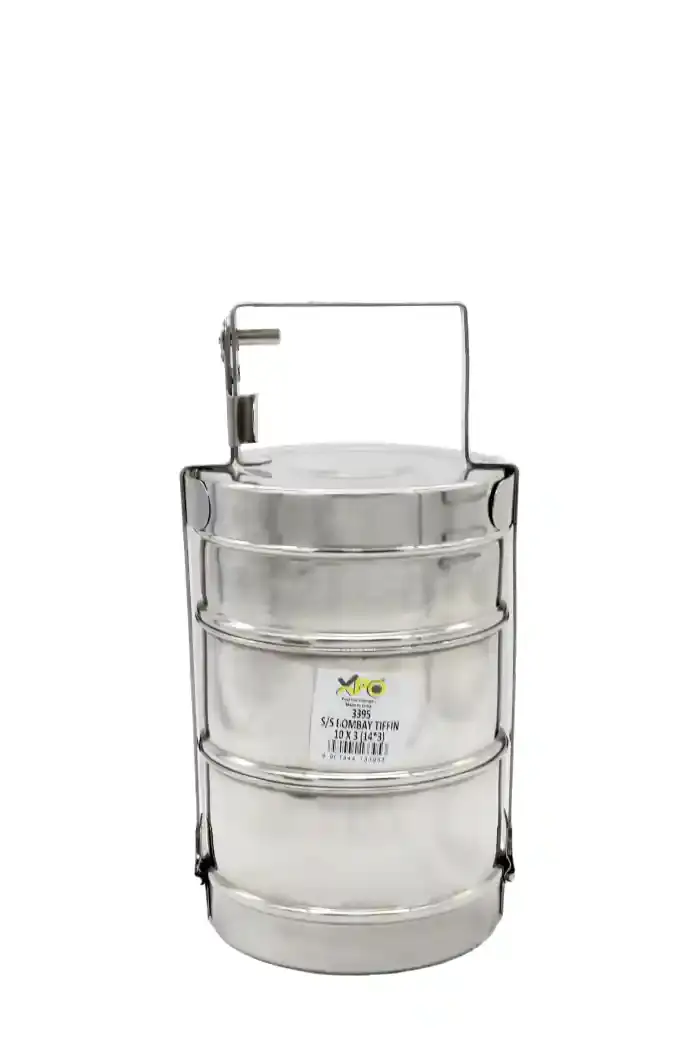Fineway Stainless Steel Tiffin 26 Gauge 10X3 3395 14X3