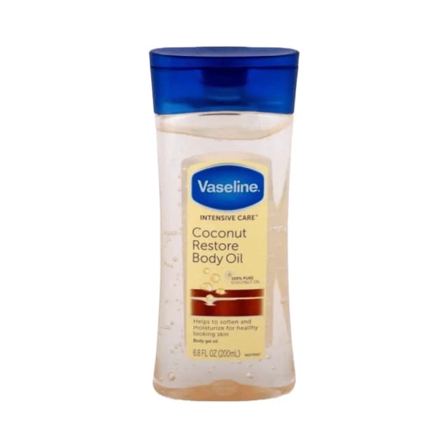 Vaseline Body Oil Coconut Body Care White 200ml