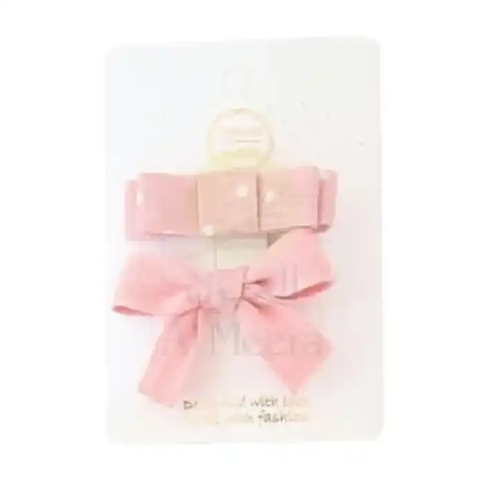 Sara Hair Clips Pink For Kids OUFT001 2S