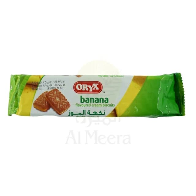 أوريكس موز كريم بسكويت 82 جم