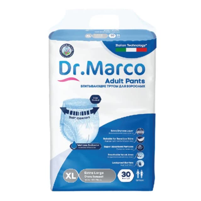 Dr. Marco Adult Diapers XL 30 Pieces
