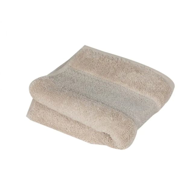 Fieldcrest Wash Cloth Arabesque Beige 33 cm x 33 cm