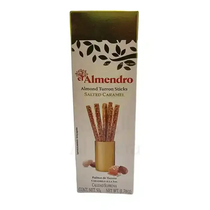 EL ALMENDRO Turron Sticks Salted Caramel 50g